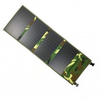 monocrystalline 40w folding solar charger panel for camping