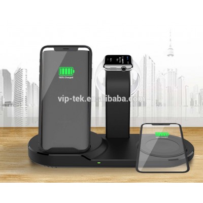 2020 New design Wireless Powerbank Charging Dock,iPhone,Airpods,iWatch 3 in 1charging,best 10000 mAh power bank