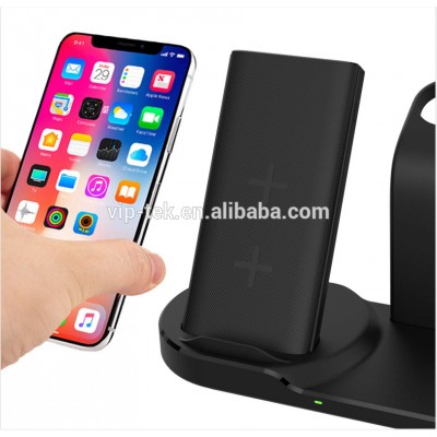 2020 New Portable charging 10000 mah wireless powerbank,QC&PD18W fast charging,10W wireless charging 3 in 1 power bank dock